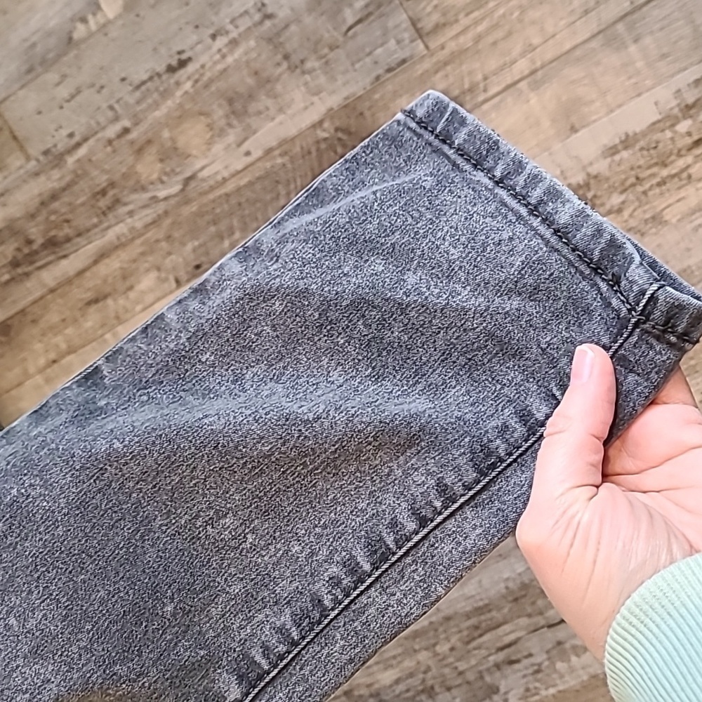 Free People Denim Jumpsuit | Size 25 | Distressed faded black​ - Picture 8 of 15